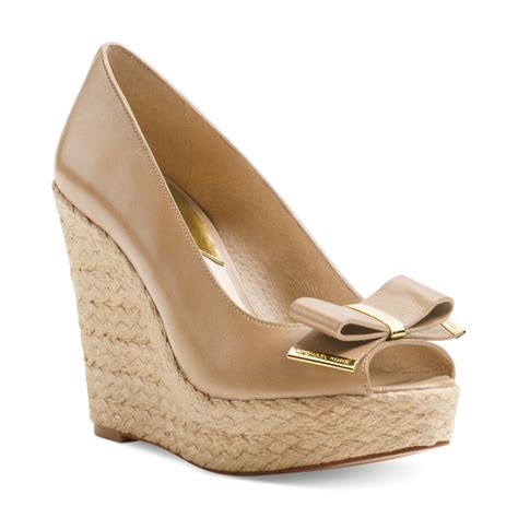 michael kors peep toe wedges|michael kors wedges for women.